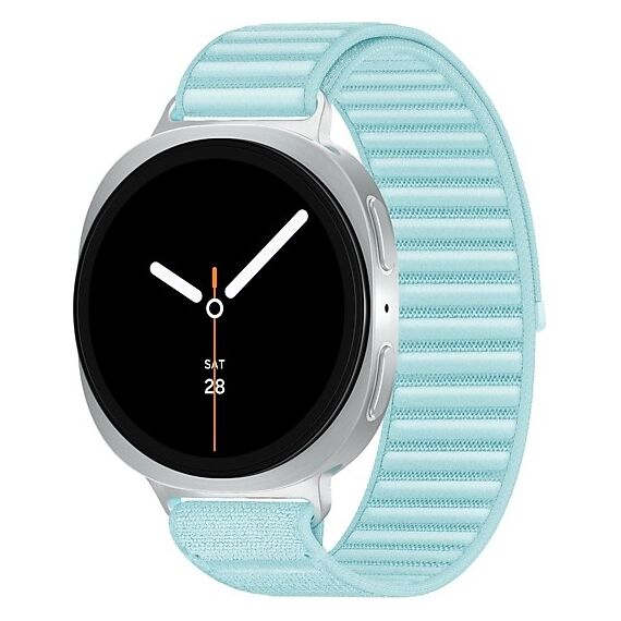 Galaxy Watch8 | 44 мм | 4G LTE | Silver | Fabric/Mint | S/M, Размер ремешка : S/M, Тип ремешка : Fabric, Размер корпуса : 44 мм, Подключение часов : Bluetooth / Wi-Fi + 4G LTE, Цвет ремешка: Mint, Цвет: Silver